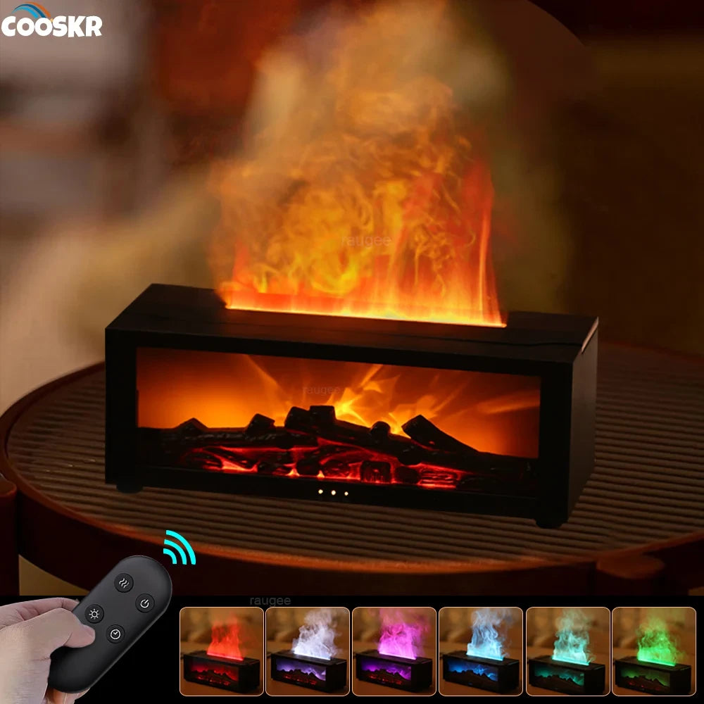 Flame Aroma Essential Oil Diffuser