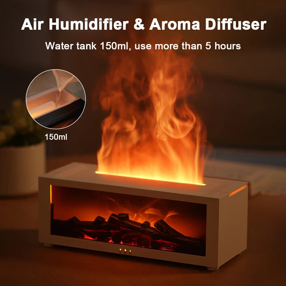 Flame Aroma Essential Oil Diffuser