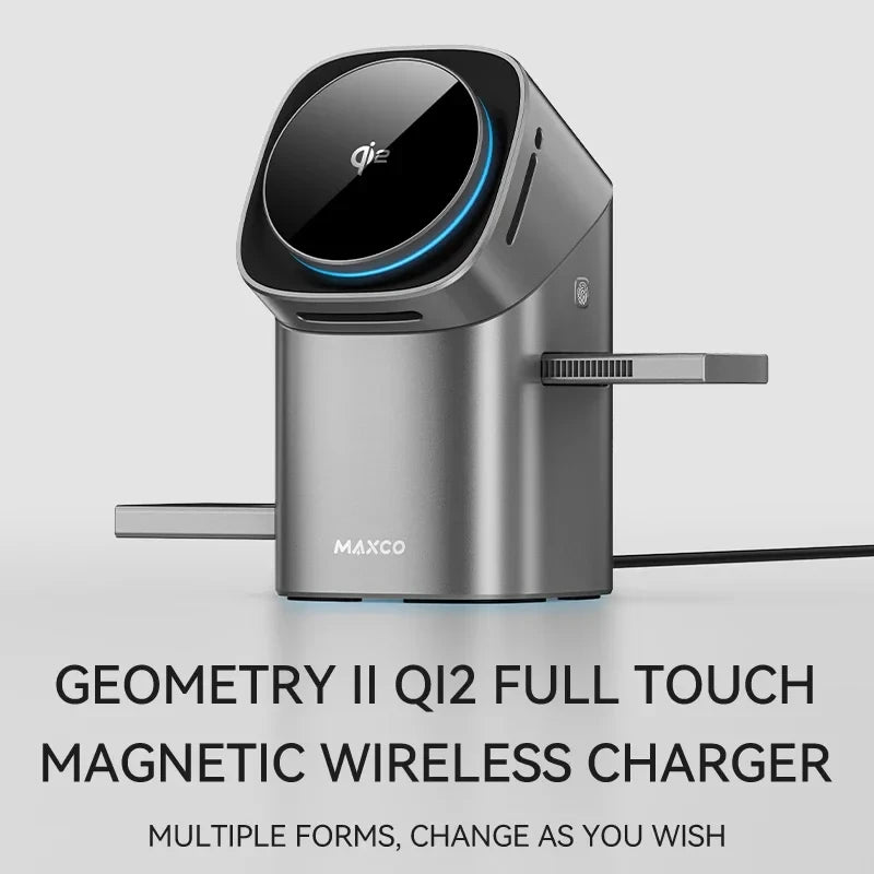 Magnetic Three-in-One Wireless Charging Station