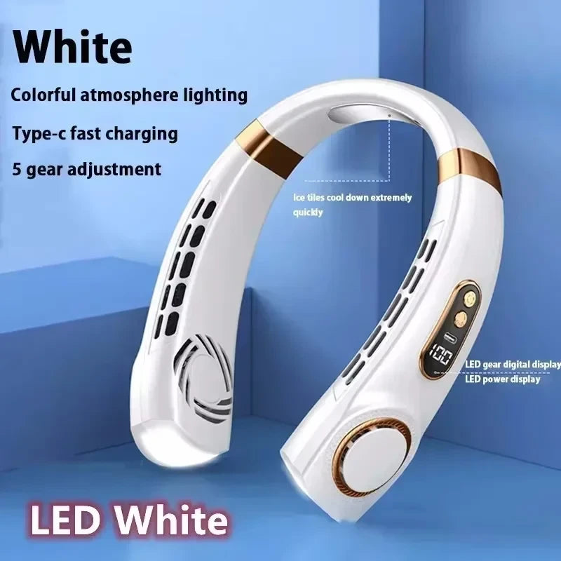 Portable Rechargeable Neck Fan