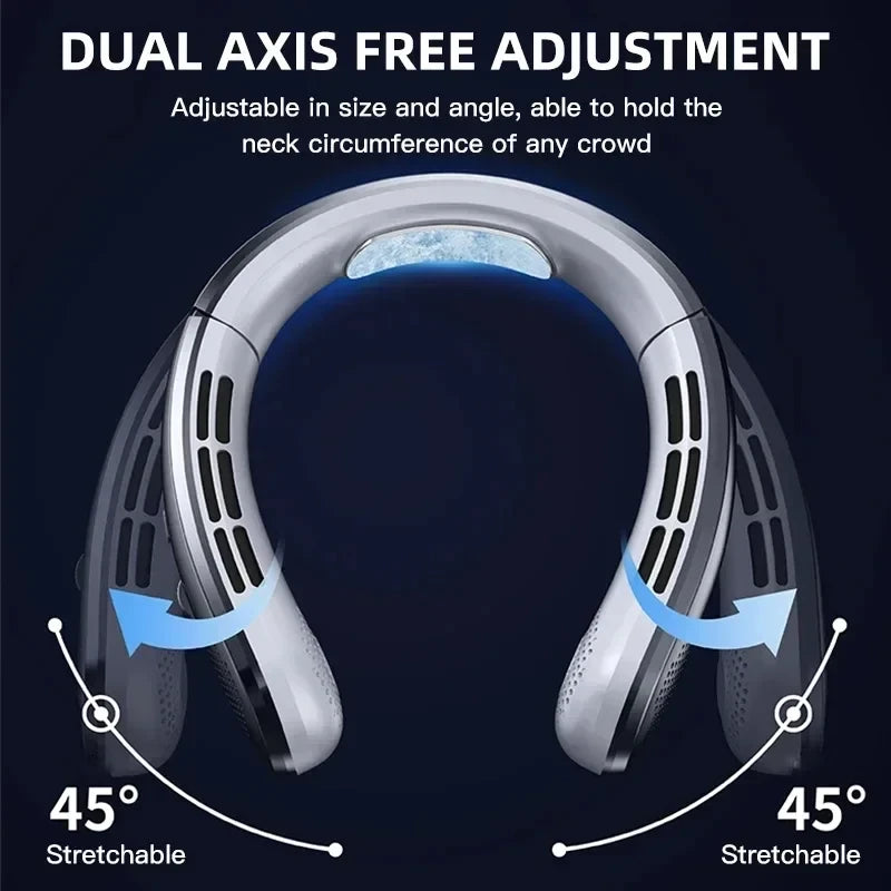 Portable Rechargeable Neck Fan