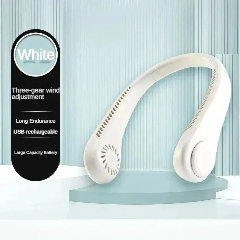 Portable Rechargeable Neck Fan