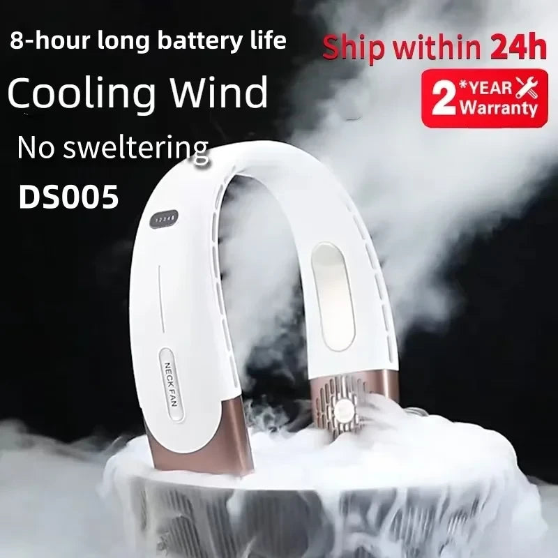 Portable Rechargeable Neck Fan