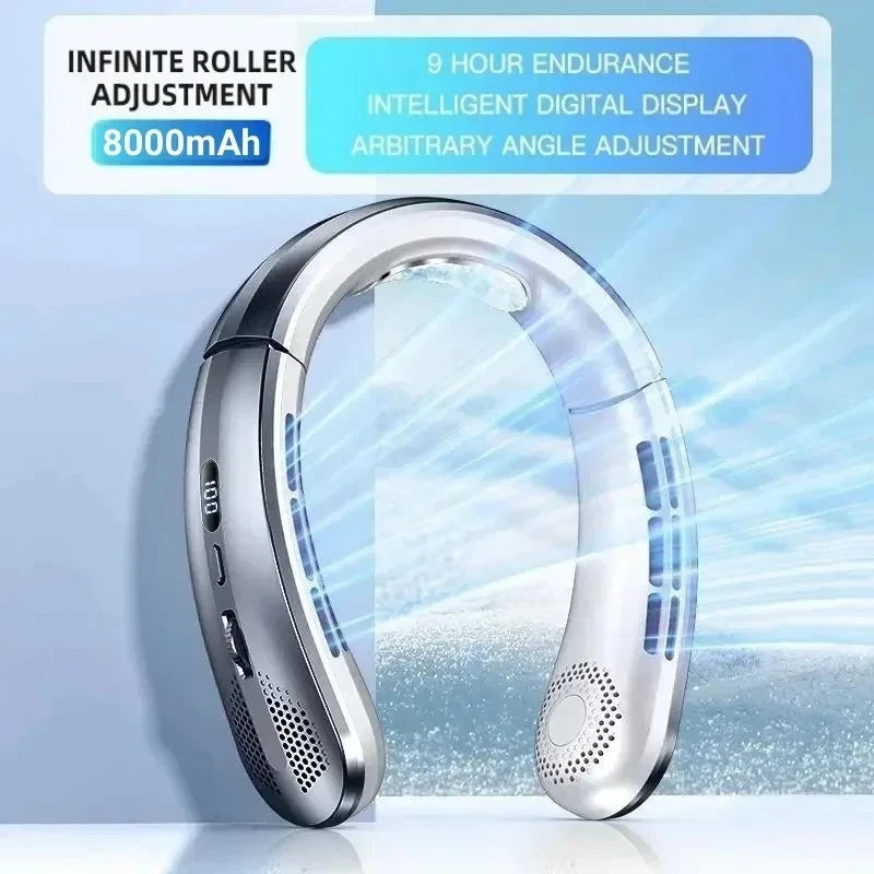 Portable Rechargeable Neck Fan