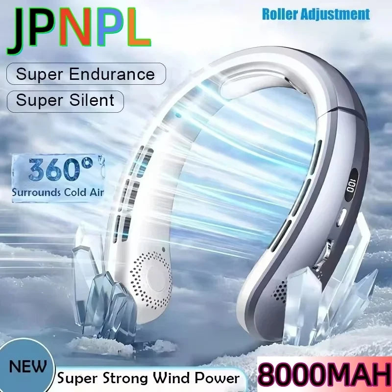 Portable Rechargeable Neck Fan
