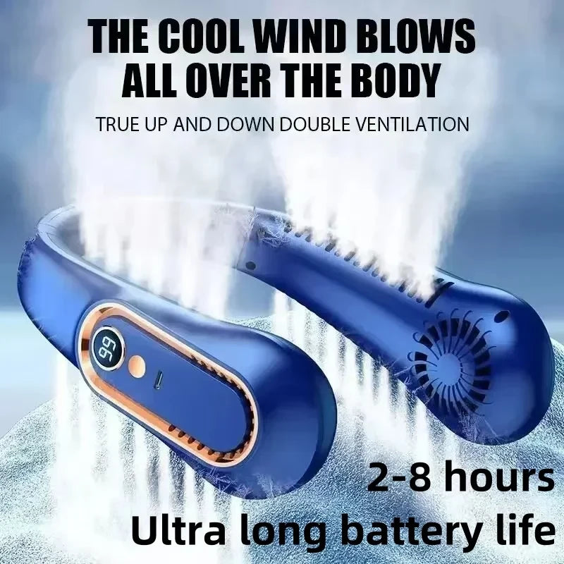 Portable Rechargeable Neck Fan