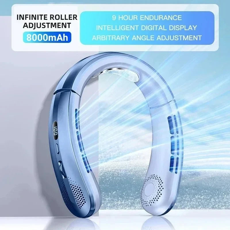 Portable Rechargeable Neck Fan
