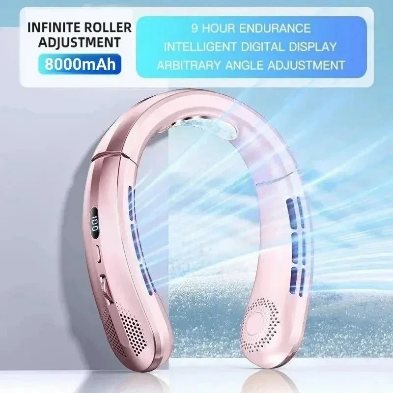 Portable Rechargeable Neck Fan