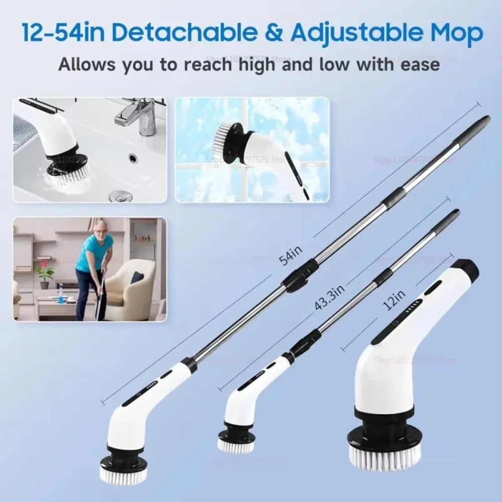 Electric Cordless Spin Scrubber