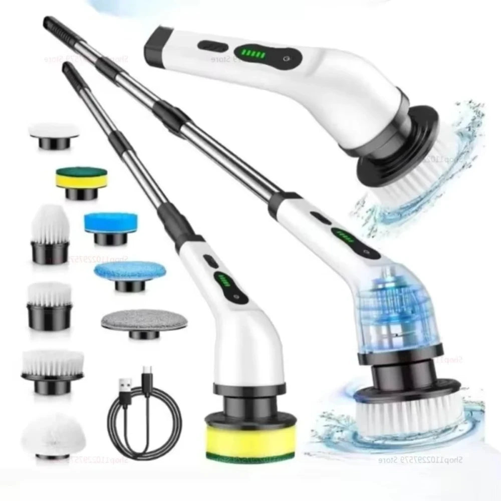Electric Cordless Spin Scrubber