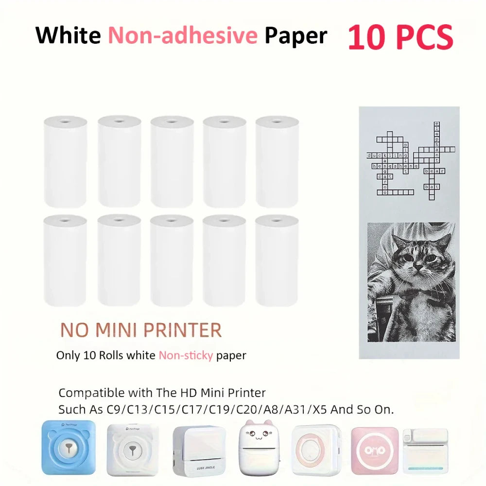 Portable Inkless Thermal Printer