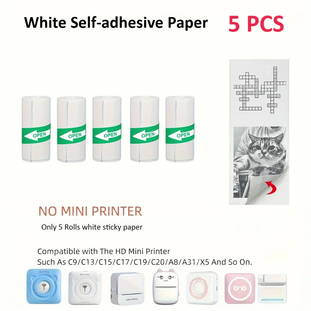 Portable Inkless Thermal Printer