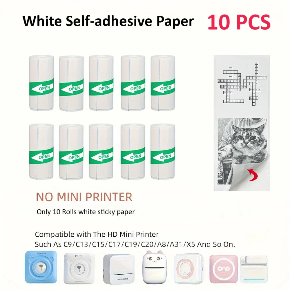Portable Inkless Thermal Printer
