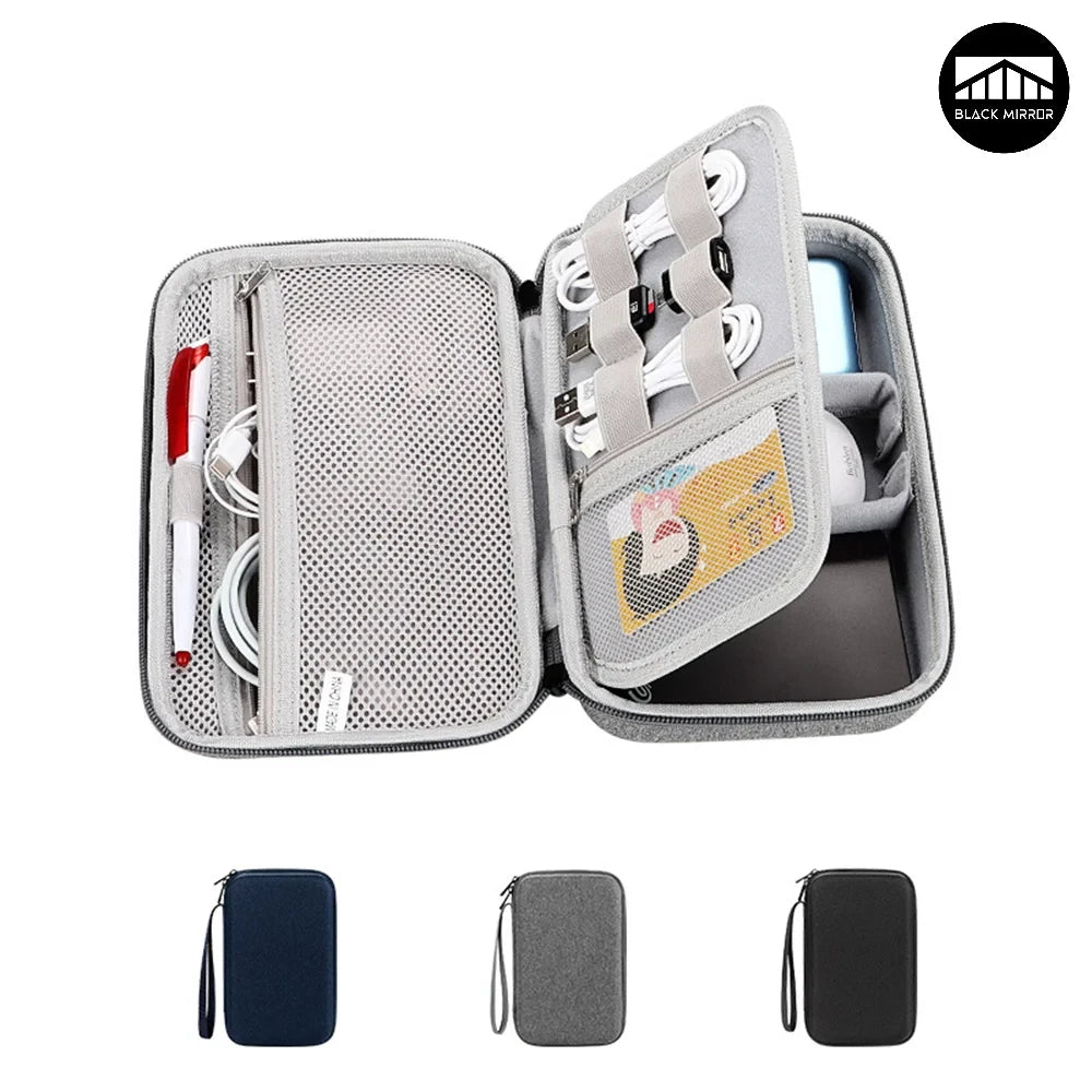 Portable Electronics Travel Organizer