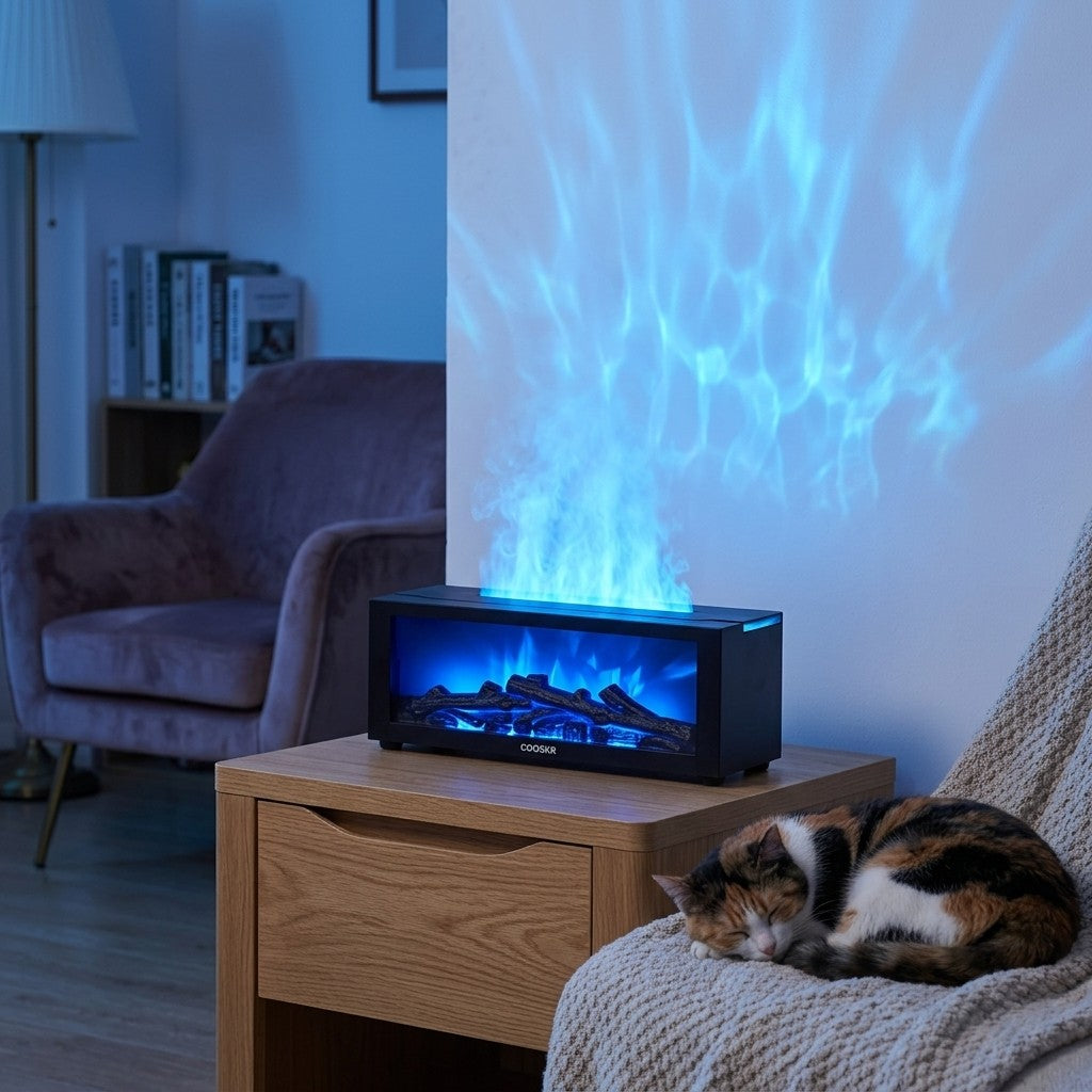 Flame Aroma Essential Oil Diffuser