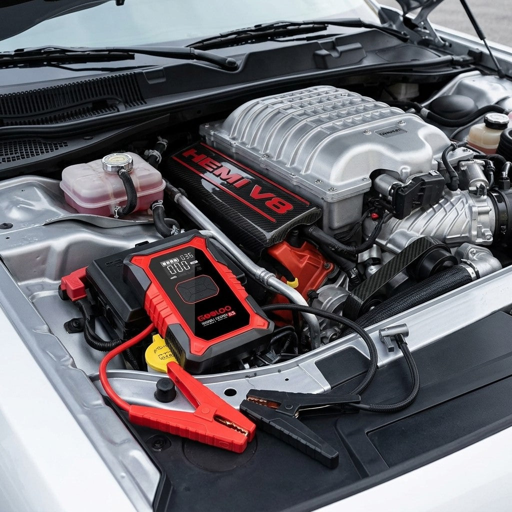 GOOLOO Portable Jump Starter and Air Compressor